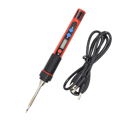 

Mini Portable Digital Display High Precision Adjustable Temperature Electric Soldering Iron Set with USB Cable
