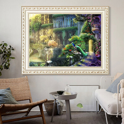 

Toponeto 5D Full Square Dirll Embroidery Paintings Rhinestone Pasted DIY Diamond Painting
