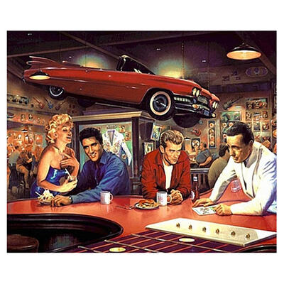 

5D DIY Full Drill Diamond Painting Gathering Cross Stitch Embroidery Mosaic