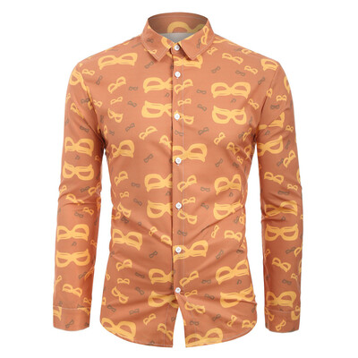 

Tailored Mens Autumn And Winter Shirts Casual Long Sleeve Tops Loose Casual Blouse