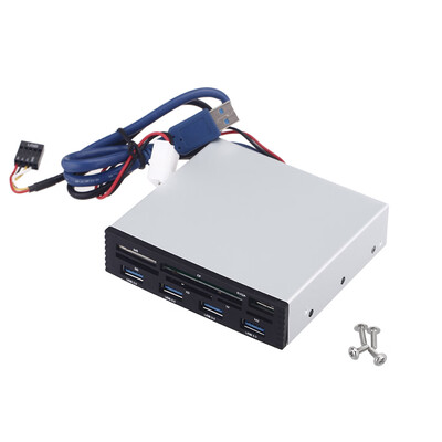 

35" Floppy Bit Panel USB30USB20 Card Reader CFSDMSTFXDM2 Desktop Multi Function Support Charging