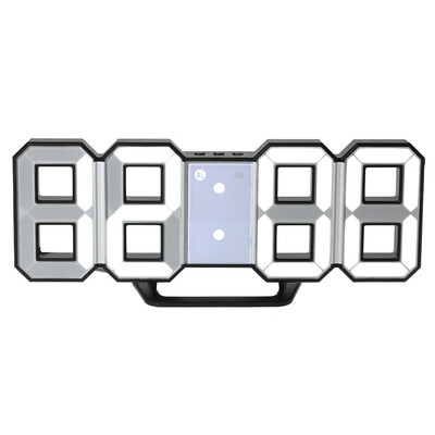 

Multifunctional Large LED Digital Wall Clock 12H24H Time Display With Alarm&Snooze Function Adjustable Luminance