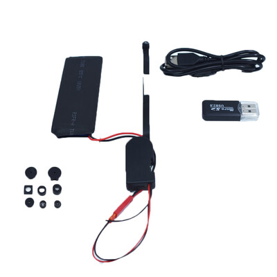 

Mini Security Camera Set 1080P Wireless Network WIFI HD Indoor Home DIY Video DVR Recorder
