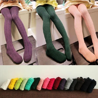 

Baby Kids Girls Cotton Tights Socks Stockings Pants Hosiery Pantyhose PP Bottom
