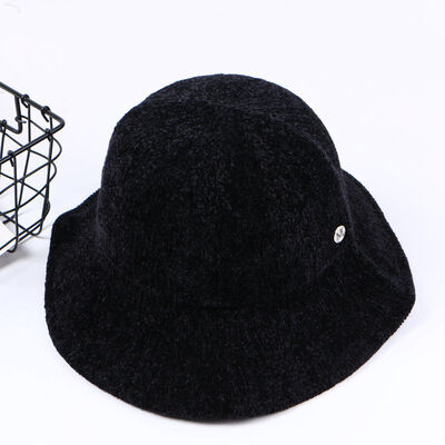 

New Autumn&Winter Hat Alphabet Female Cheney Fishermans Cap Sunshade Knitted Cap Foldable Couple Pot Cap Tide