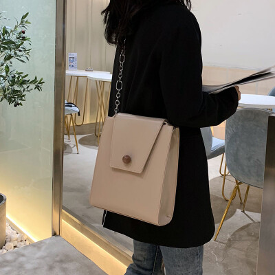 

French niche shoulder bag big bag female 2019 new wave Korean version of the wild Messenger bag simple fashion handbag