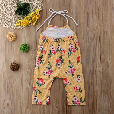 

Toddler Baby Kids Girls Summer Flower Romper Jumpsuit Outfits Clothes