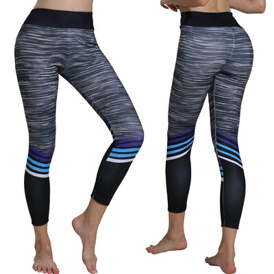 

Womens Print Leggings Sports Gym Yoga Workout Fitness Lounge Athletic Pants