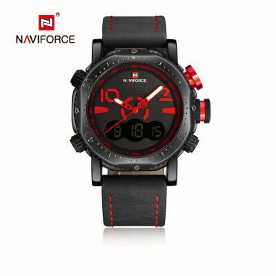 

Naviforce NF9094M Male Dual Movt Watch Alarm Chronograph Men Wristwatch