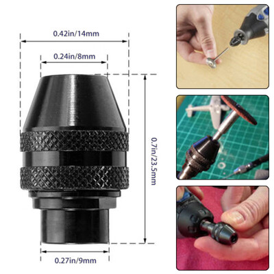 

1x Keyless Metal Drill Chuck For 4486 Rotary Tool 4000 300 200 780 770 750 Parts