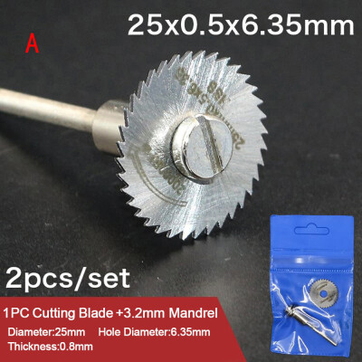 

Gobestart HSS Circular Wood Cutting Saw Blade Discs Mandrel Drill For Rotary Tool