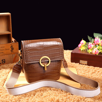 

Bag female 2019 new Korean version of the tide ins fashion net red bucket bag leather handbags wild shoulder diagonal package