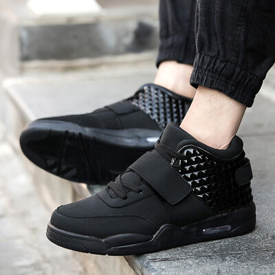 

Mens shoes autumn&winter high shoes mens Korean version of the trend of wild white shoes mens casual flat bottom shoes