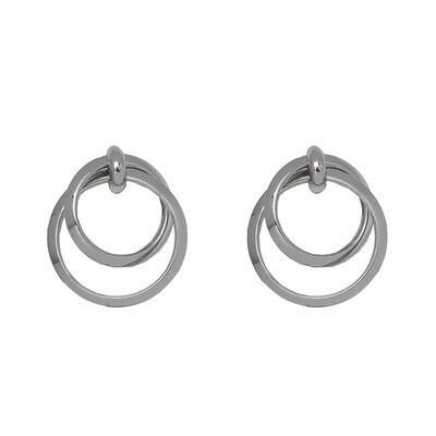 

Round Geometric Drop Earrings For Women Vintage Gold Color Dangle Za Earring Boho 2019 Female Fashion Jewelry
