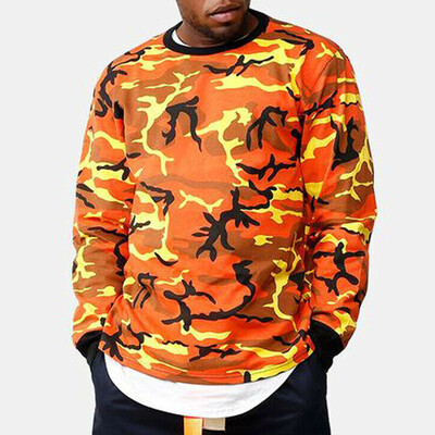 

Stylish Men Camouflage Crewneck Casual Tops Hoodie Pullover Jumper Sweatshirt