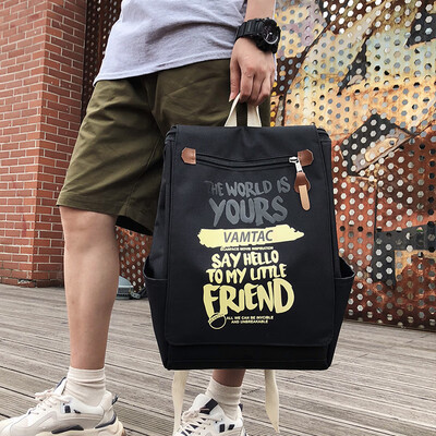 

Old school bags shoulder bags womens Korean version of Harajuku Uzzang campus bags mens large-capacity backpacks fashion