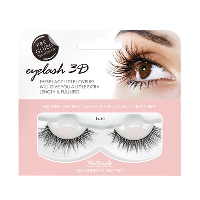 

〖Follure〗1 Pair 3D False Lashes Fluffy Strip Eyelashes Long Natural Party Makeup