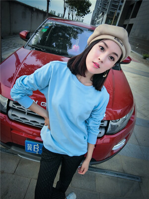 

Korean new letter painter hat dome personality Wool Beret mens&womens autumn&winter leisure hat fashion Korean version