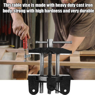 

Greensen Universal Cast Iron Table Vise Manually Woodworking Carpenters Manual Clamp-On Vice