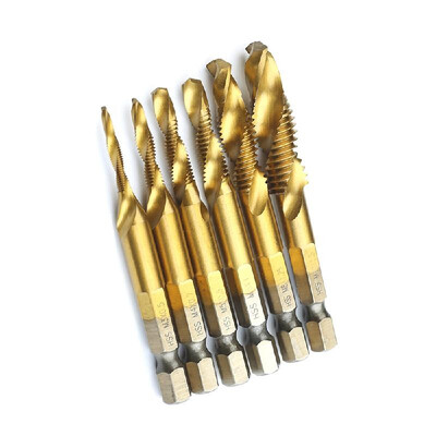 

Screw Tap Drill Bits HSS Screw Spiral Point Thread -3 -4 M5 M6 -8 -10 Metal Working Hex Shank Machine Kit