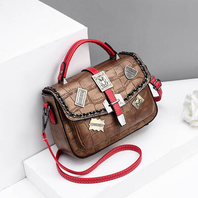 

Womens bag fashion Messenger bag stone sign bag retro 2018 shoulder portable Joker ins