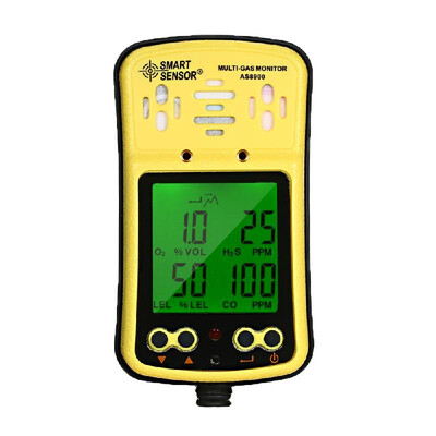 

SMART SENSOR Portable&Handheld Multi Gas Monitor Handheld Gas Detector OxygenCarbon MonoxideHydrogen SulfideCombustible Gas