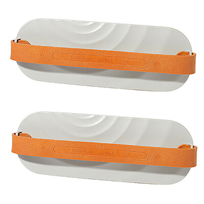 

Toponeto Wall-Mounted Shoe Rack Storage Rack Adhesive Household Slippers 2PC