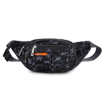

Waterproof Camo Print Shoulder Unisex Nylon Waist Fanny Packs Chest Bags