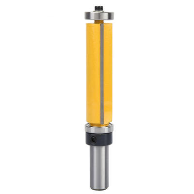 

Greensen 2-12" Flush Trim Top & Bottom Bearing Router Bit 12" Shank Woodworking Tool