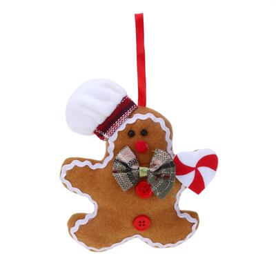 

Christmas Tree Ornament Gingerbread Man Xmas Hanging Pendant Doll Decor