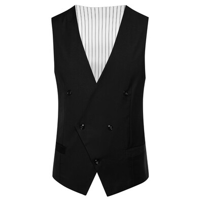 

Toponeto Mens Fashion Business Casual Wedding Waistcoat Tops Vest Jacket Top Coat