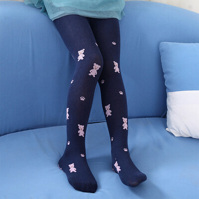 

5 Colors Children Tights Cotton Thickening Girl Pantyhose Warm Stockings Anti-Skid Baby Tights
