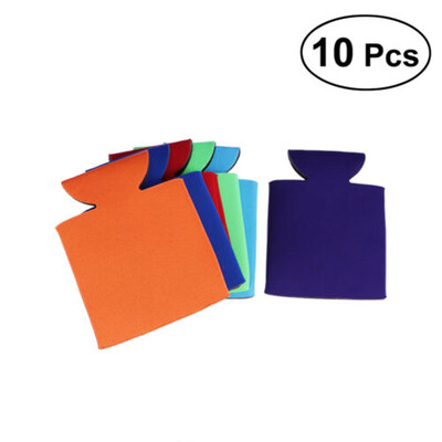 

10PCS Neoprene Beer Can Cooler Drink Bottle Holder Sleeve Insulator Wrap Cover