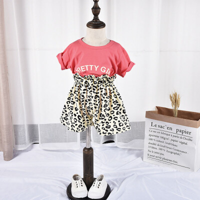 

2pcs Newborn Toddler Infant Baby Girl Clothes T-shirt TopShort Pants Outfit Set