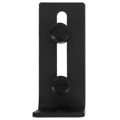 

Greensen 2Pcs Adjustable Sliding Barn Door Hardware Bottom Floor Guide Roller Mount Black