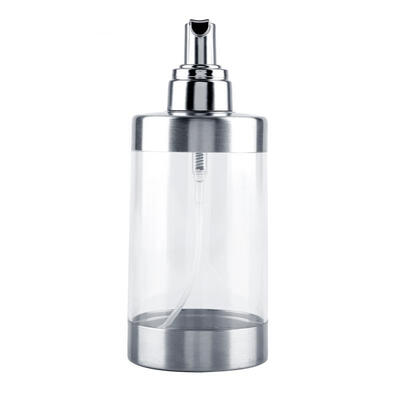 

Greensen 350ml Acrylic Stainless Steel Foam Soap Lotion Dispenser Kitchen Bathroom Liquid Pump Bottle