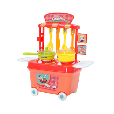 

Siaonvr Simulation Kitchen Toy Tableware Children Pretend Role Playing Toy Children Gift