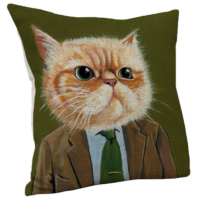

〖Follure〗Cute Cat Sofa Bed Home Decoration Festival Pillow Case Cushion Cover