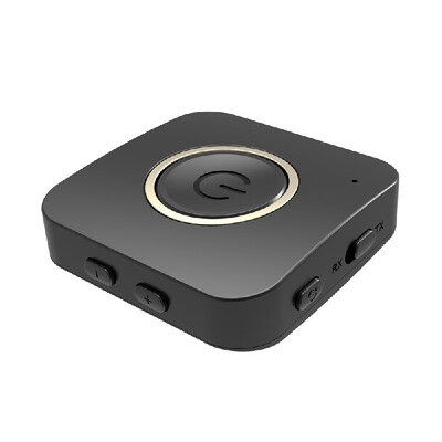 

2-in-1 Mini BT 50 Wireless Transmitter Receiver Music Audio Adapter with aptX Low Latency 35mm Aux Jack for TV PC Home Speaker C