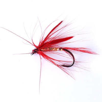 

32pcs Artificial Fake Fly Shape Feather Fly Fishing Lures Bait Tackle Tool With Barbed Fishhook fishing lures freshwater bait