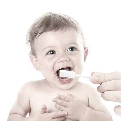 

ONYA baby oral cleaner newborn baby teeth baby toothbrush child wash tongue moss gauze artifact 0-1-2-3 years old 30 sticks