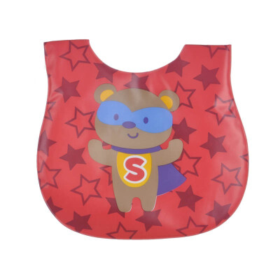 

Baby Bibs Child Double Layer EVA Waterproof Bibs Cartoon Children Bibs 2017 bavoir babador babero