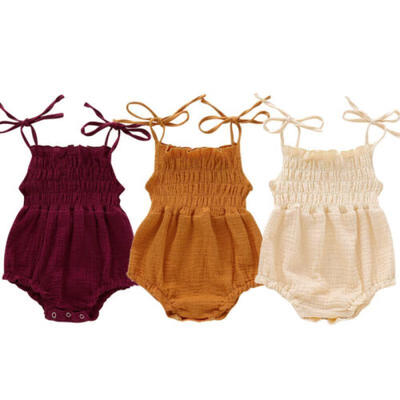 

Summer Newborn Infant Baby Girl Romper Jumpsuit Playsuit Bodysuit Outfits Set US