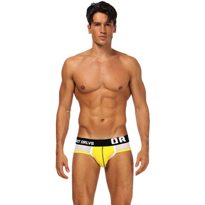 

Tailored Men Sexy Underwear Letter Printed Boxer Briefs Shorts Bulge Pouch Underpants