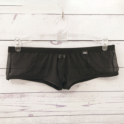 

Mens Sexy Low Rise Boxer Briefs Breathable Elastic Underwear Trunks Underpants