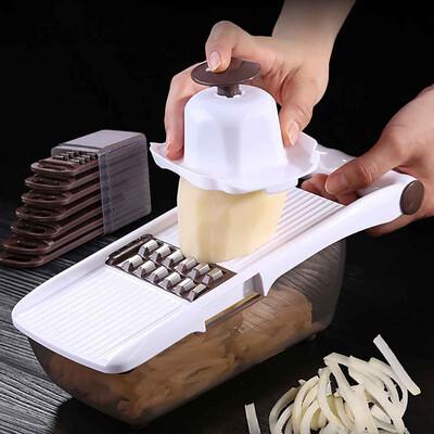 

Toponeto Multi-function Potato Carrot Slicer Manual Vegetable Cutter Grater Kitchen Tool
