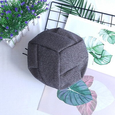 

Han version of autumn&winter hair bere hat female English retro plaid octagonal hat painter hat newspaper child bud hat tide