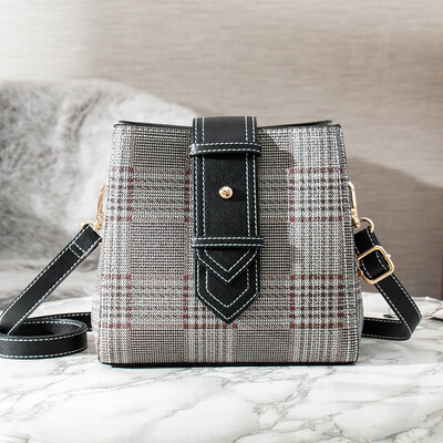 

Winter&winter small womens fashion-style high-quality single-shoulder large-capacity water-bucket bag