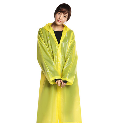 

Siaonvr Raincoat Rain Poncho Transparent Hoodie Waterproof Portable Adult Non-disposable