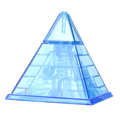 

〖Follure〗3D Puzzle Maze Toy Hand Game Labyrinth Pyramid Brain Game Challenge Fidget Toys